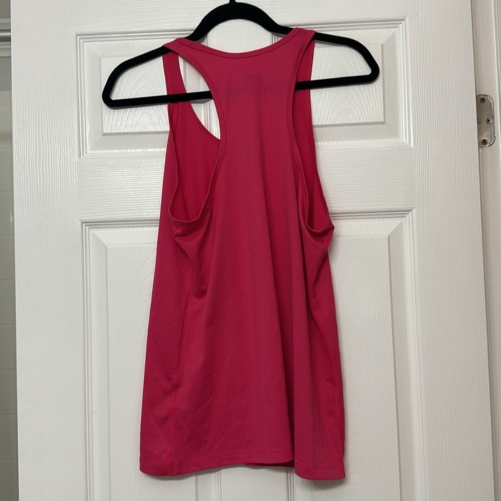 Nike Pink Dry Fit Racerback Gym Tank Shirt Size L - Picture 3 of 5